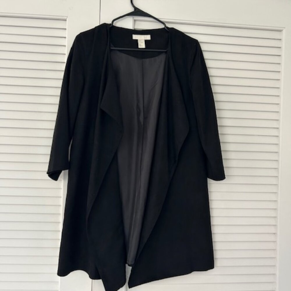 H&M Suede Black Jacket